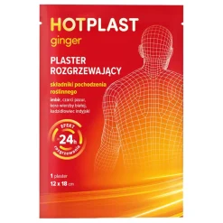 Hot Plast Ginger, plaster rozgrzewający, 12x18 cm, 1 szt.