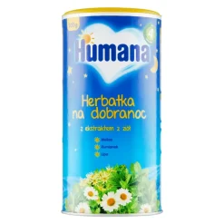 Humana Herbatka na dobranoc, z ekstraktem z ziół, po 4 m-cu, 200 g
