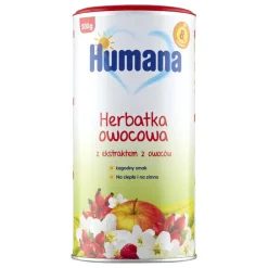 Humana, Herbatka owocowa z ekstraktem z owoców, po 8 miesiącu, 200 g