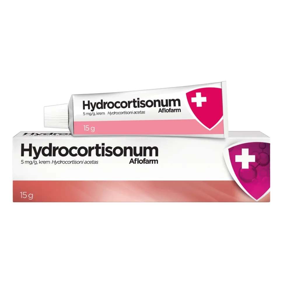 Hydrocortisonum Aflofarm, 5 mg/g, krem, 15g