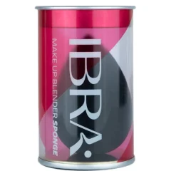 Ibra Makeup Blender Sponge, gąbeczka do makijażu, czarna, 1 szt.