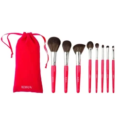 IBRA Makeup Candy, zestaw profesjonalnych pędzli, 8 szt.