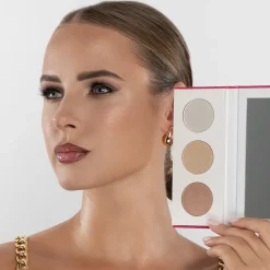 Ibra, paleta rozświetlaczy Glow Trio, 1 szt.