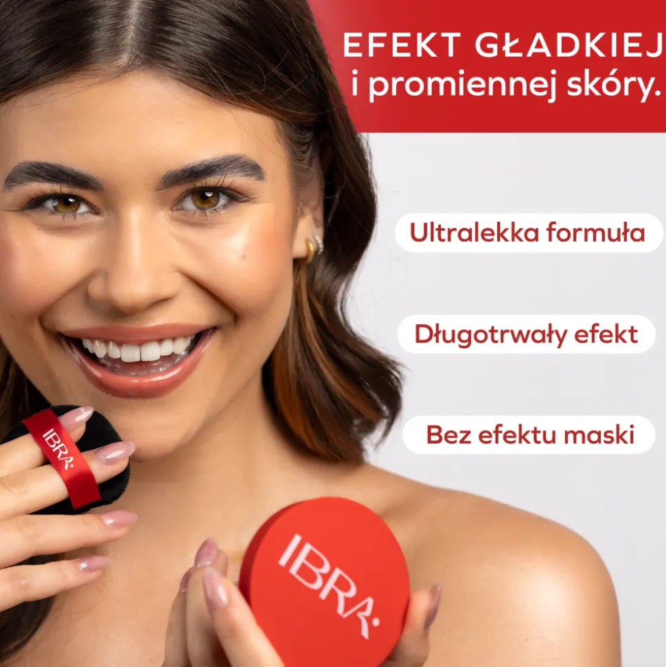 Ibra, sypki puder transparentny, nr 2, 12 g