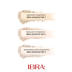 Ibra, transparentny puder rozświetlający, nr 3, 12 g