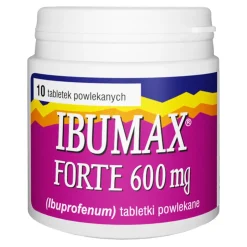 Ibumax Forte, 600 mg, tabletki powlekane, 10 szt.