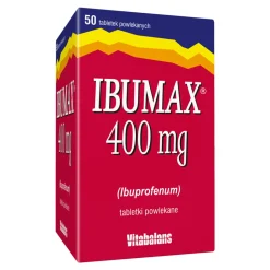Ibumax, 400 mg, tabletki powlekane, 50 szt.