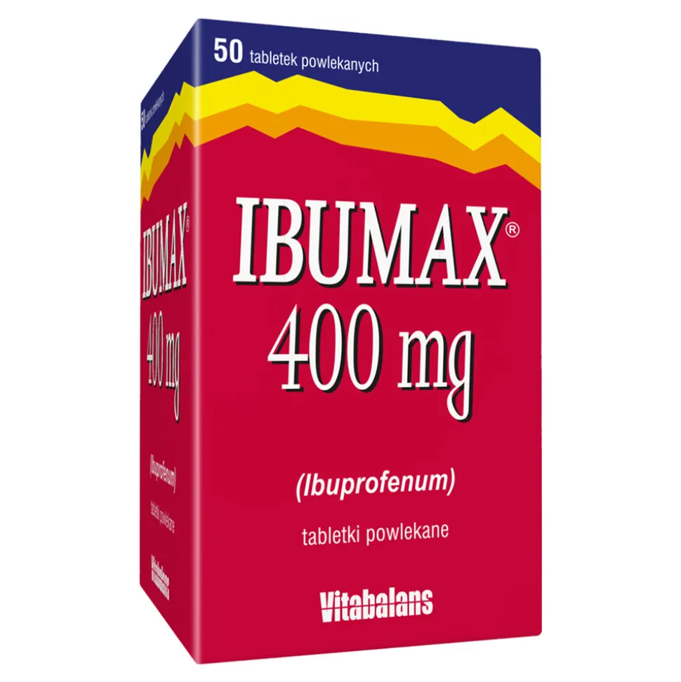 Ibumax, 400 mg, tabletki powlekane, 50 szt.