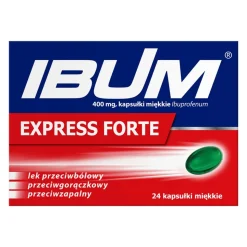 Ibum Express Forte, 400 mg, kapsułki miękkie, 24 szt.