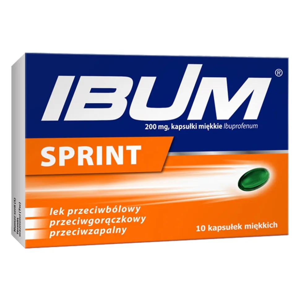 Ibum Sprint, 200 mg, kapsułki elastyczne, 10 szt.