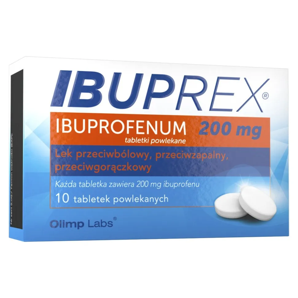 Ibuprex, 200 mg, tabletki powlekane, 10 szt.