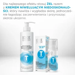 Idee Derm, dermatologiczny żel normalizujący do mycia twarzy, 220 ml