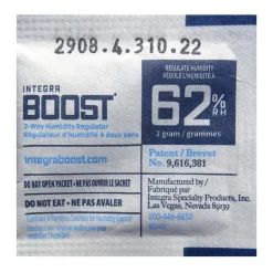 Integra Boost, regulator wilgotności konopi medycznych 62%, 2 g, 1 szt.
