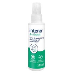 Inteno AntiSeptic, spray do dezynfekcji rąk i powierzchni, 100 ml
