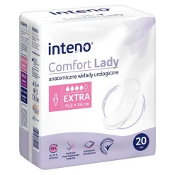 Inteno Comfort Lady, wkładki anatomiczne urologiczne, Extra, 20 szt.