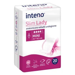 Inteno Slim Lady, anatomiczne wkładki urologiczne, Mini, 20 szt.