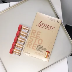 Jantar Restore, kuracja regenerująca z esencją bursztynową dla włosów zniszczonych i osłabionych, 5 x 5 ml