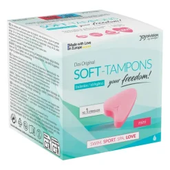 JoyDivision Soft Tampons Mini, tampony bez sznurka, 3 szt.