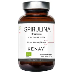 KENAY Spirulina Organiczna, tabletki, 180 szt.