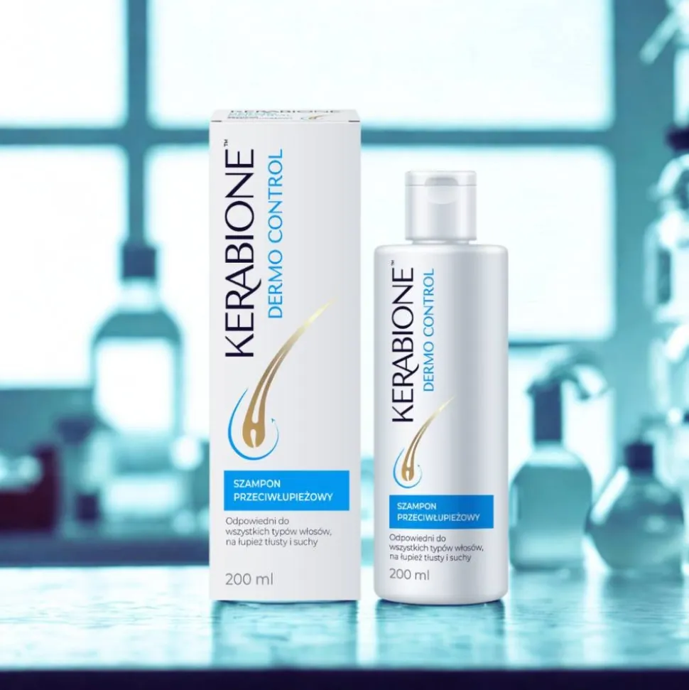 Kerabione Dermo Control, szampon przeciwłupieżowy, 200 ml