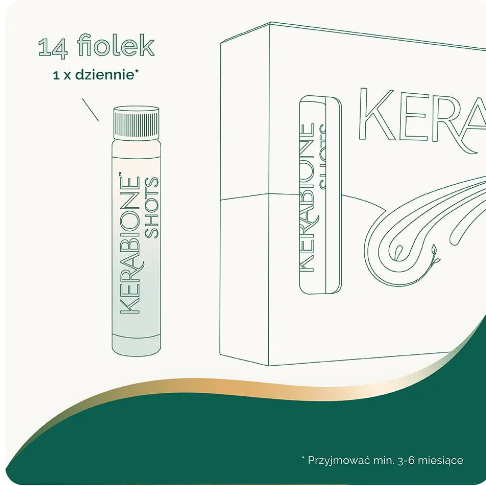 Kerabione Shots, fiolki, 25 ml x 14 szt.