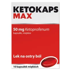 Ketokaps Max, 50 mg, kapsułki miękkie, 10 szt.