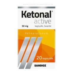 Ketonal Active, 50 mg, kapsułki twarde, 20 szt.