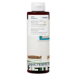 Korres, żel pod prysznic, zapach bergamoty i gruszki, 250 ml