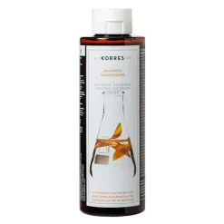 Korres Sunflower and Mountain Tea, szampon do włosów farbowanych, 200 ml