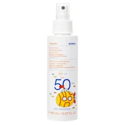 Korres Yoghurt Kids, emulsja ochronna do ciała i twarzy SPF 50, spray, 150 ml