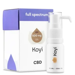 Koyi Full Spectrum Olejek konopny CBG 5% + CBD 2%, krople, 10 ml