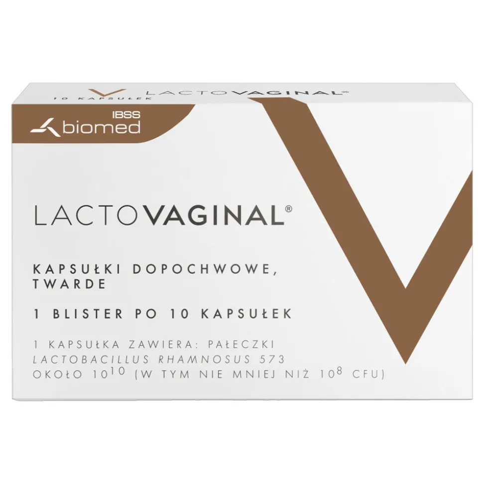 Lactovaginal, kapsułki dopochwowe, 10 szt.