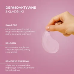 L`Biotica PGA Hydro Fusion, hydrożelowe płatki pod oczy z kolagenem, 1 komplet (2 szt.)
