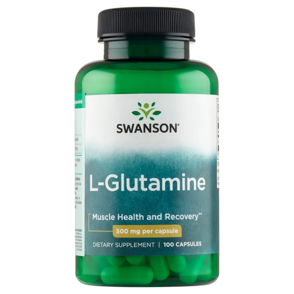 L-Glutamina, kapsułki, 100 szt.