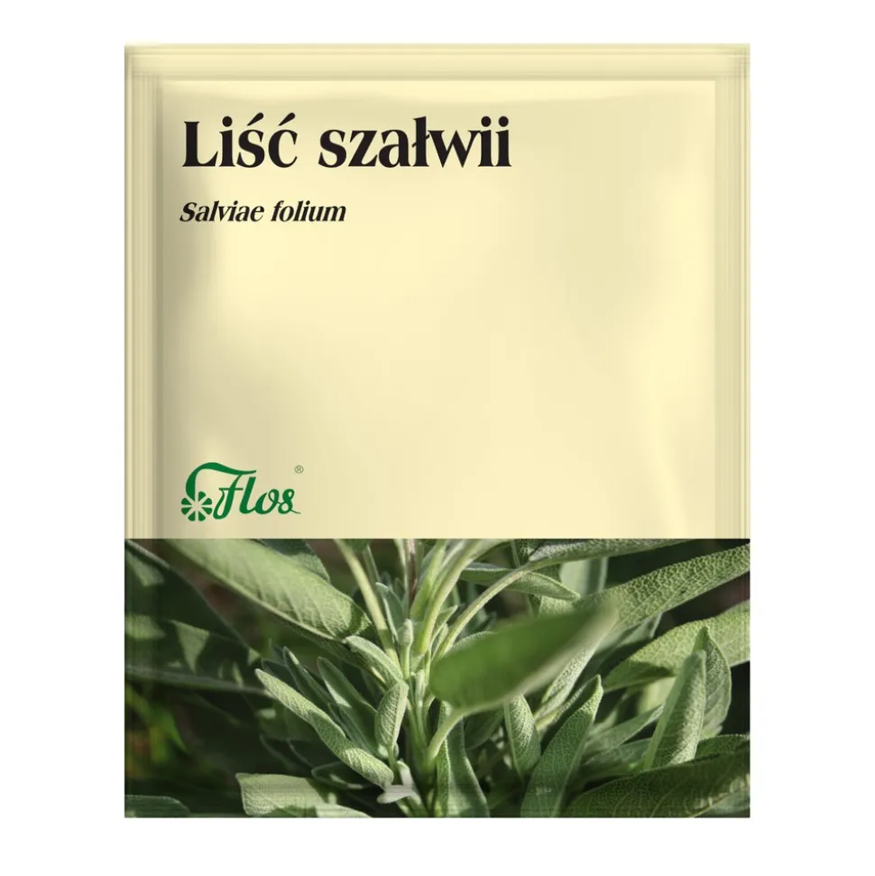 Liść szałwii, zioło pojedyncze, 50 g (Flos)