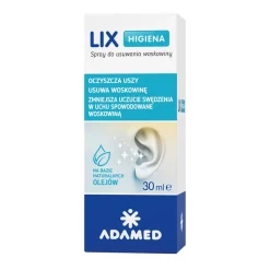Lix Higiena, spray do usuwania woskowiny z uszu, 30 ml