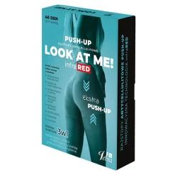 Look At Me! by Veera, antycellulitowe rajstopy Push-Up, 40 DEN, kolor czarny, rozmiar S