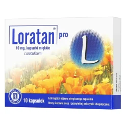 Loratan pro, 10 mg, kapsułki miękkie, 10 szt.