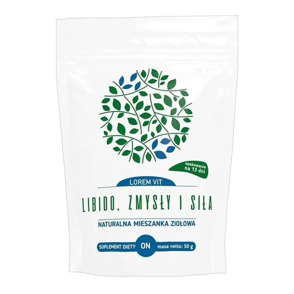 Lorem Vit, Libido, Zmysły i Siła, suszone zioła, 50 g