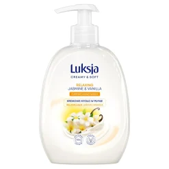 Luksja Creamy & Soft, relaksujące mydło w płynie, Jaśmin i Wanilia, 500 ml