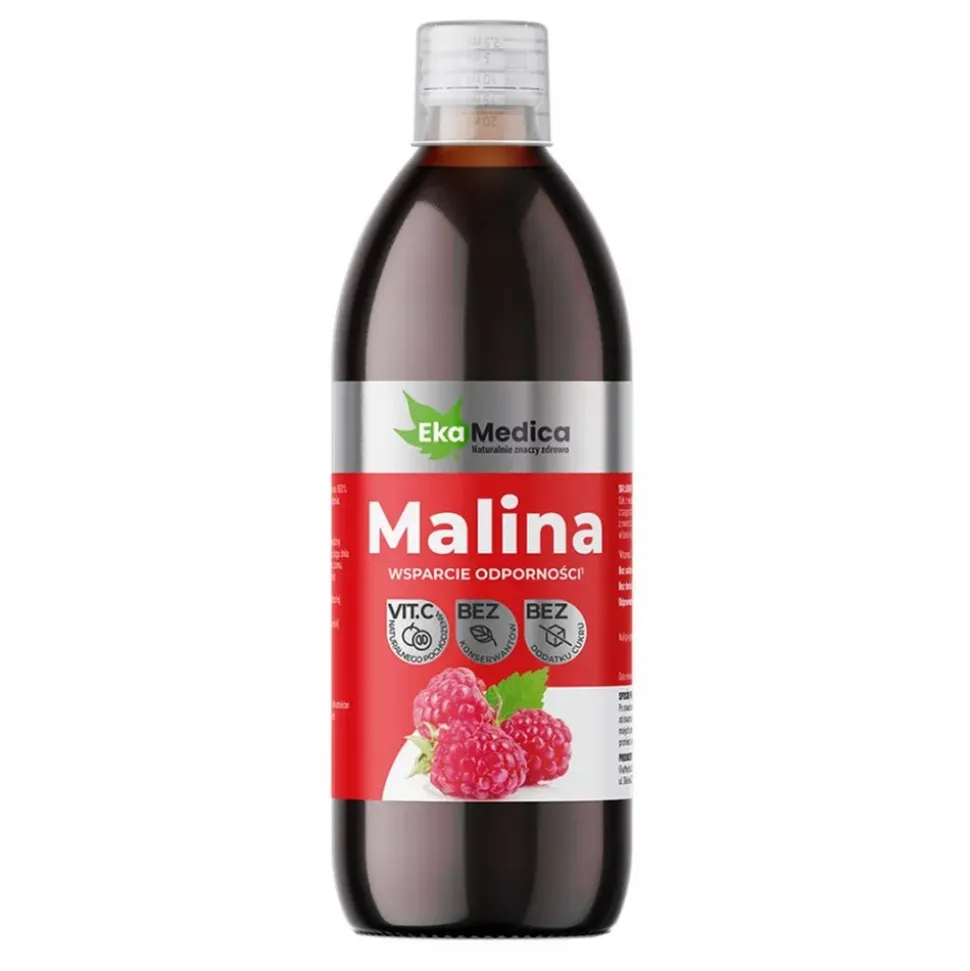Malina, płyn, 500 ml (EkaMedica)