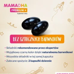 MamaDHA Premium+, kapsułki, 60 szt.