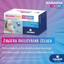 MamaDHA z Żelazem, kapsułki, 60 szt.
