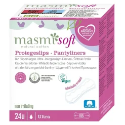 Masmi Natural Cotton, Wkładki, 24 szt.