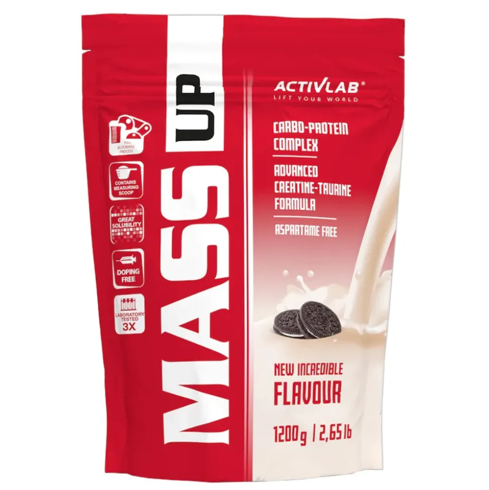 MASS UP Activlab Pharma, smak ciasteczkowy, proszek, 1200 g