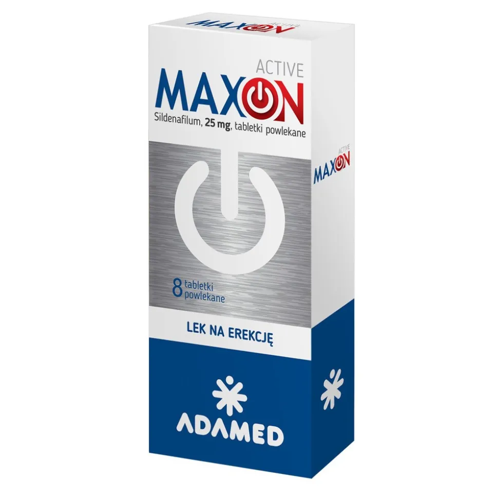Maxon Active, 25 mg, tabletki powlekane, 8 szt.