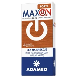 Maxon Forte, 50 mg, tabletki powlekane, 4 szt.