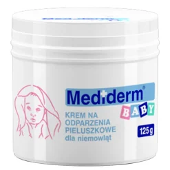 Mediderm Baby, krem na odparzenia pieluszkowe dla niemowląt, 125 g