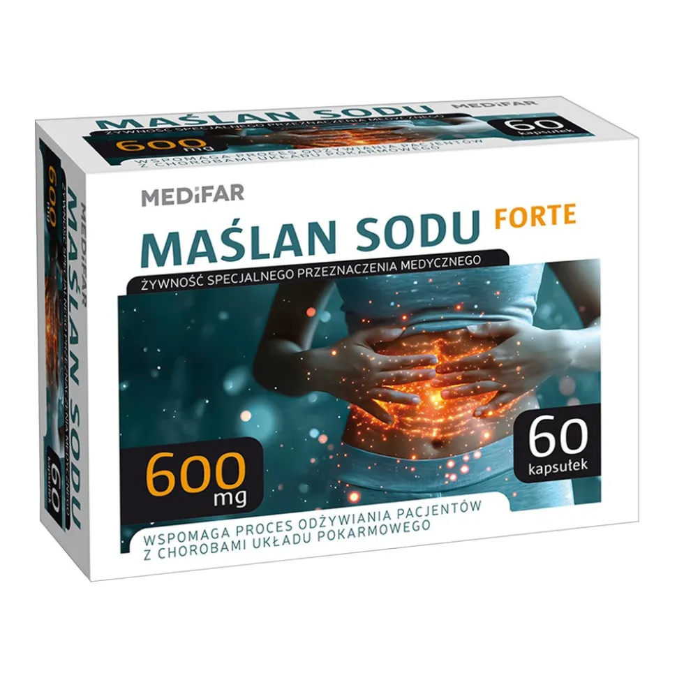 Medifar, maślan sodu Forte, kapsułki, 60 szt.