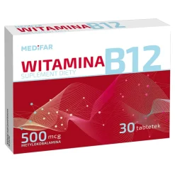 MEDiFAR Witamina B12, tabletki, 30 szt.